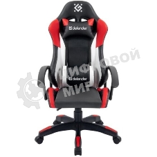 Игровое кресло Defender Crater черный/крас/бел, класс 2, PU 1