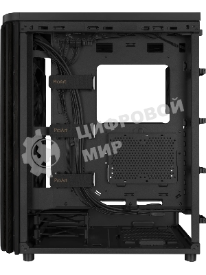 Компьютерный корпус ASUS PROART PA401 WOOD METAL PWM черный