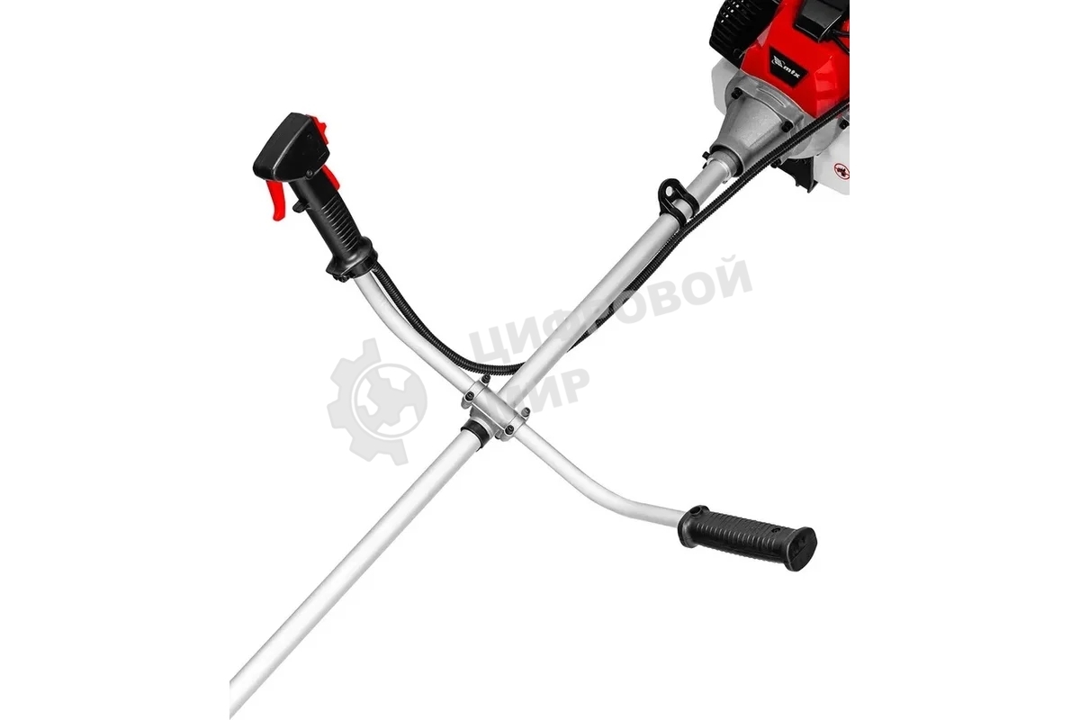 Триммер бензиновый MTX MT-52, 52 см3, неразъемная штанга, состоит из 2 частей