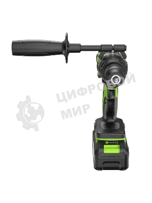 Дрель-шуруповерт аккумуляторная Greenworks GD24DD140 24V, 70/140Нм,Anti-kickback,2х4Ач,ЗУ,кор 3707607CUD