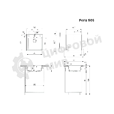 Кухонная мойка Maunfeld Perla 505 MFQS-505LGR светло-серый