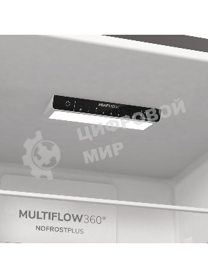 Холодильник Gorenje NRKE62XL серебристый металлик двухкамерный 203/99л морозилка снизу, No Frost