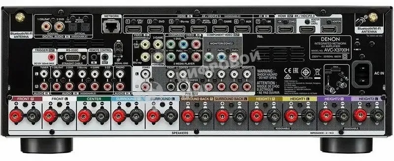 Ресивер AV Denon AVR-X3700H 9.2 черный