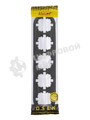 Рамка 5-м OSEN горизонт. круглая черный бархат LEZARD 744-4200-150