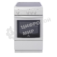 Электрическая плита De Luxe 506003.04ЭС белый, конфорок - 3 шт, духовка - 60 л, 87 см x 50 см x 60 см