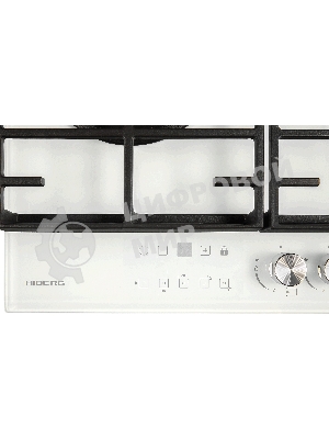 Газовая варочная панель HIBERG VM 9155 W, белый