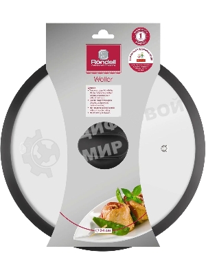 Крышка Rondell Weller RDA-1497, 24см, руч.черная