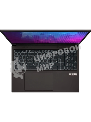 Ноутбук Osio CyberLine C160i-003 коричневый Core i5 12600H 16Gb SSD 512Gb NVIDIA GeForce RTX 4060 8Gb 16