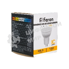 Лампа светодиодная FERON LB-960 (38188) 13 вт 230в G5.3 теплый
