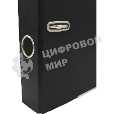 Папка-регистратор Silwerhof 2013467 A4 50мм, ПВХ/бумага черный, металлическая окантовка, сборная (упаковка: 2шт)