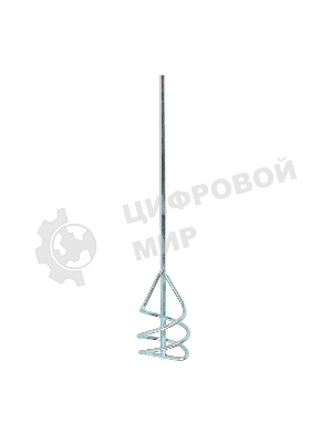 Миксер насадка PATRIOT MP485 для сухих и строит. смесей, оцинкованный, 80x400 мм, хвостовик 8 мм.