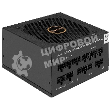 Блок питания 650W ExeGate 80 PLUS® GOLD 650VSP FС (ATX3.0, APFC, КПД 90% (80 PLUS Gold), 120мм fan, 24pin, 2x(4+4)pin, PCIE5.0/12VHPWR, 2xPCI-E, 6xSATA, 3xIDE, 1xFDD, Full Cable Management, black, Color box)
