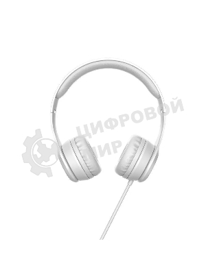 Проводные наушники Hoco W21 Graceful Charm серый, накладные, Jack 3.5 мм, складная конструкция
