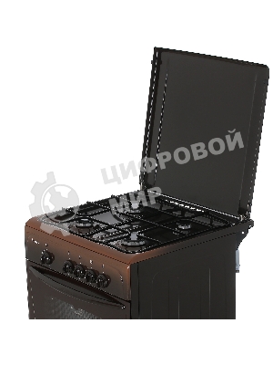 Плита газовая Gefest 1200-С7 К39 коричневый, конфорок 4 шт, духовка 63 л, 60 см x 85 см x 60 см