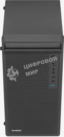 Компьютерный корпус MiniTower Aerocool/Formula CS-109-G-BK-v1 (mATX, USB3x1, USB2x2, 120мм RGb fan, без БП) (4711099472376)