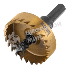 Коронка по металлу Denzel HSS, 45 мм, нитридтитановое покрытие