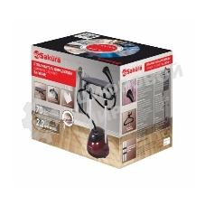Отпариватель Sakura SA-3924R черн/бордов. 2,2л 2200 Вт