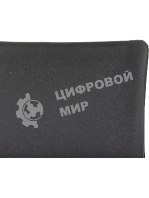 Кресло компьютерное Бюрократ CH-695NSL черный, экокожа, крестов. металл хром