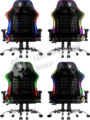 Кресло Defender Ultimate LIGHT черный, экокожа