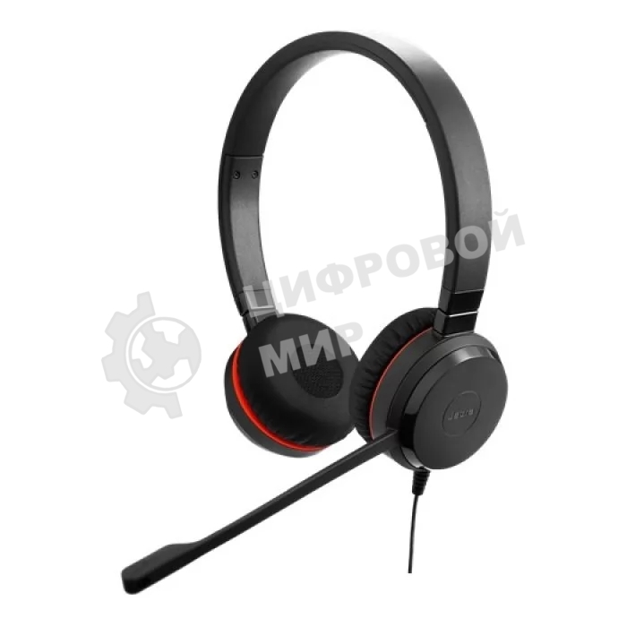 Гарнитура Jabra Evolve 20 SE Stereo MS чёрный, проводная, USB