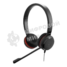 Гарнитура Jabra Evolve 20 SE Stereo MS чёрный, проводная, USB