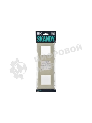Рамка 3-м IEK SKANDY SK-F01B бежевый SK-M32-K10