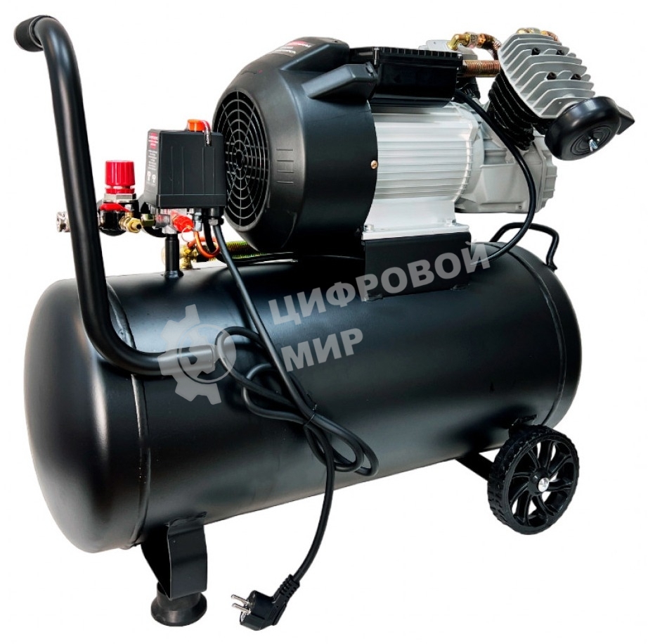 Компрессор воздушный Kranz KR-850/10, 850Вт, 140 л/мин, 10л