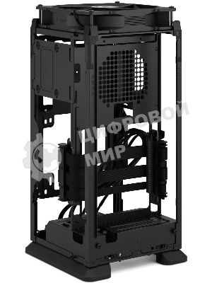 Компьютерный корпус без блока питания Fractal Design Mood, Mini-Tower, 1x180мм, 2xUSB-A 3.0 + 1xUSB 3.2 Type-C, SFX PSU Support, mITX черный