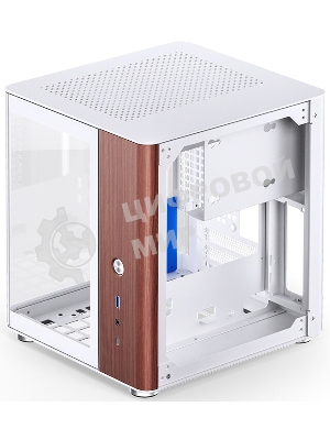 Компьютерный корпус без блока питания Case JONSBO TK-0 белый, Desktop SFF, TG, no fan, 1xUSB-A 3.2 + 1xUSB-C 3.2, SFX PSU Support, mITX белый