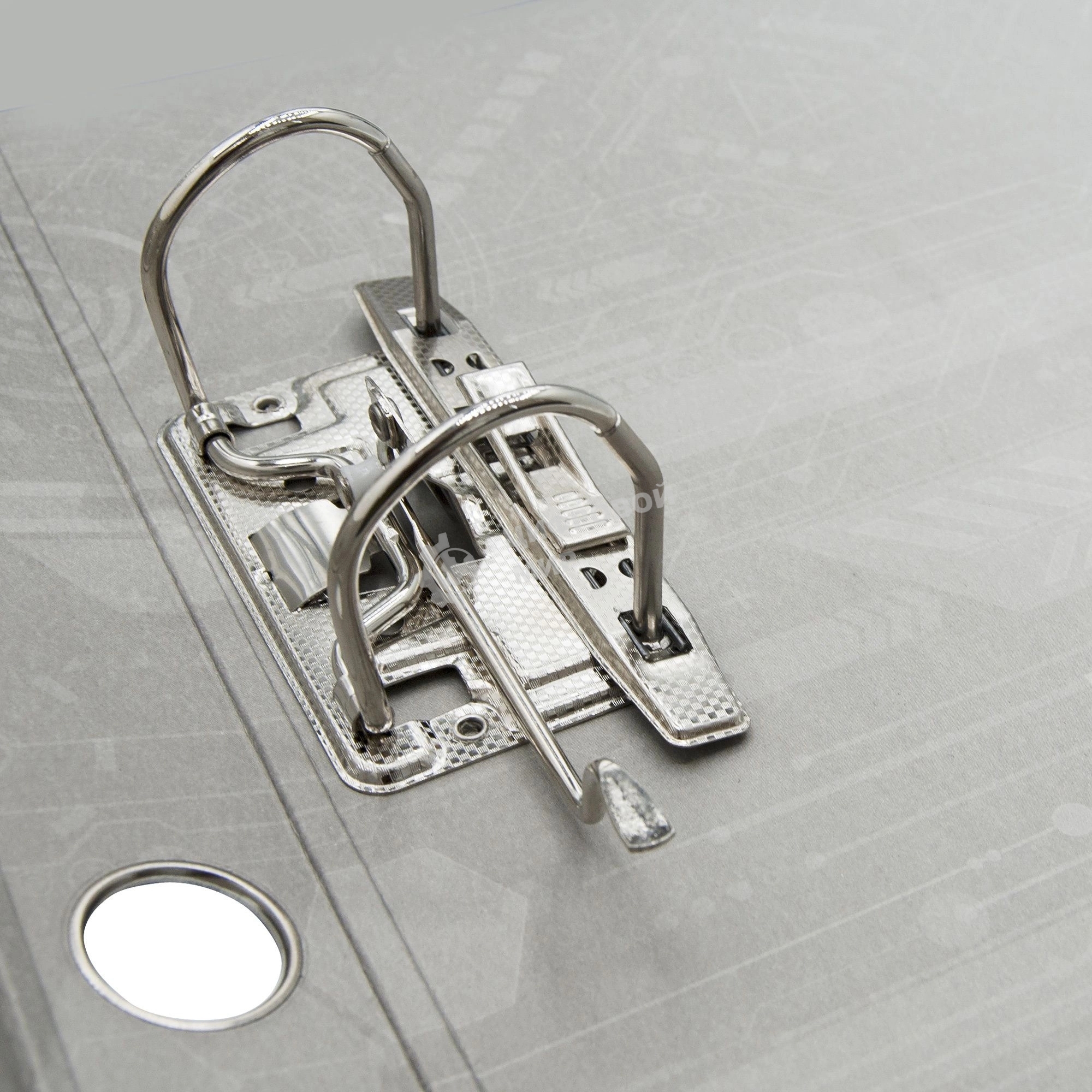 Папка-регистратор Silwerhof 2013373 A4 50мм, ПВХ/бумага красный, металлическая окантовка, сборная (упаковка: 2шт)