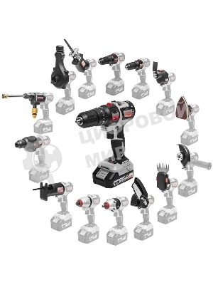 Дрель-шуруповерт аккумуляторная Интерскол ДАУ-10/18В аккум. патрон:быстрозажимной (кейс в комплекте) (755.2.2.47)