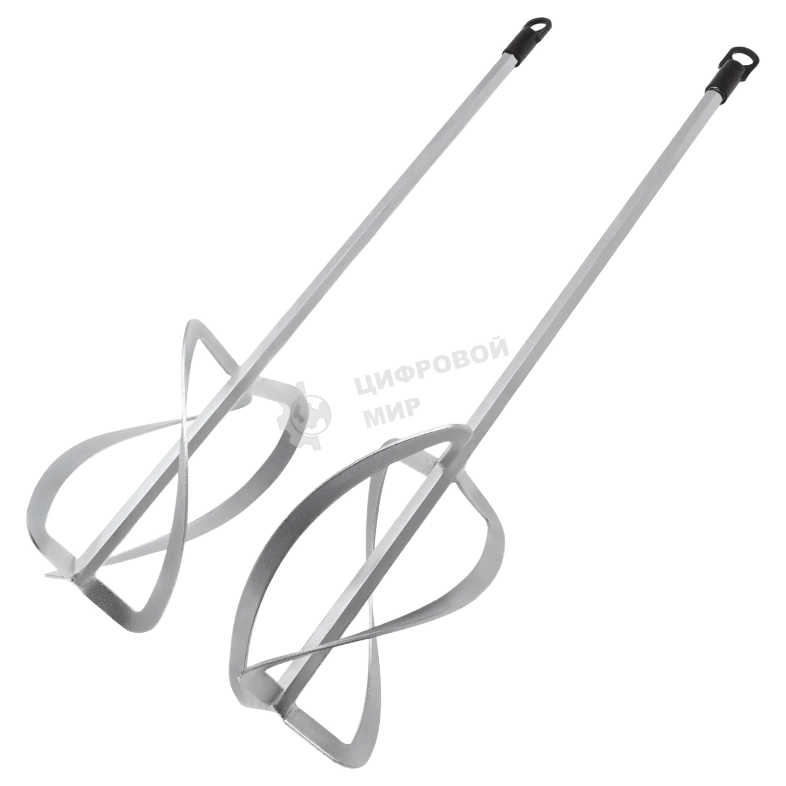 Комплект насадок для строительного миксера Denzel 2 шт., 220х560 мм, оцинкованные, хвостовик HEX13