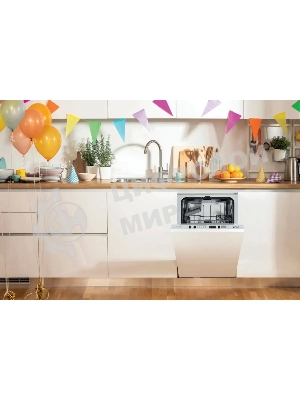 Встраиваемая посудомоечная машина Gorenje GV522E10S, серебристый, 44.8 см, 9 компл., 49 дБ, класс A++