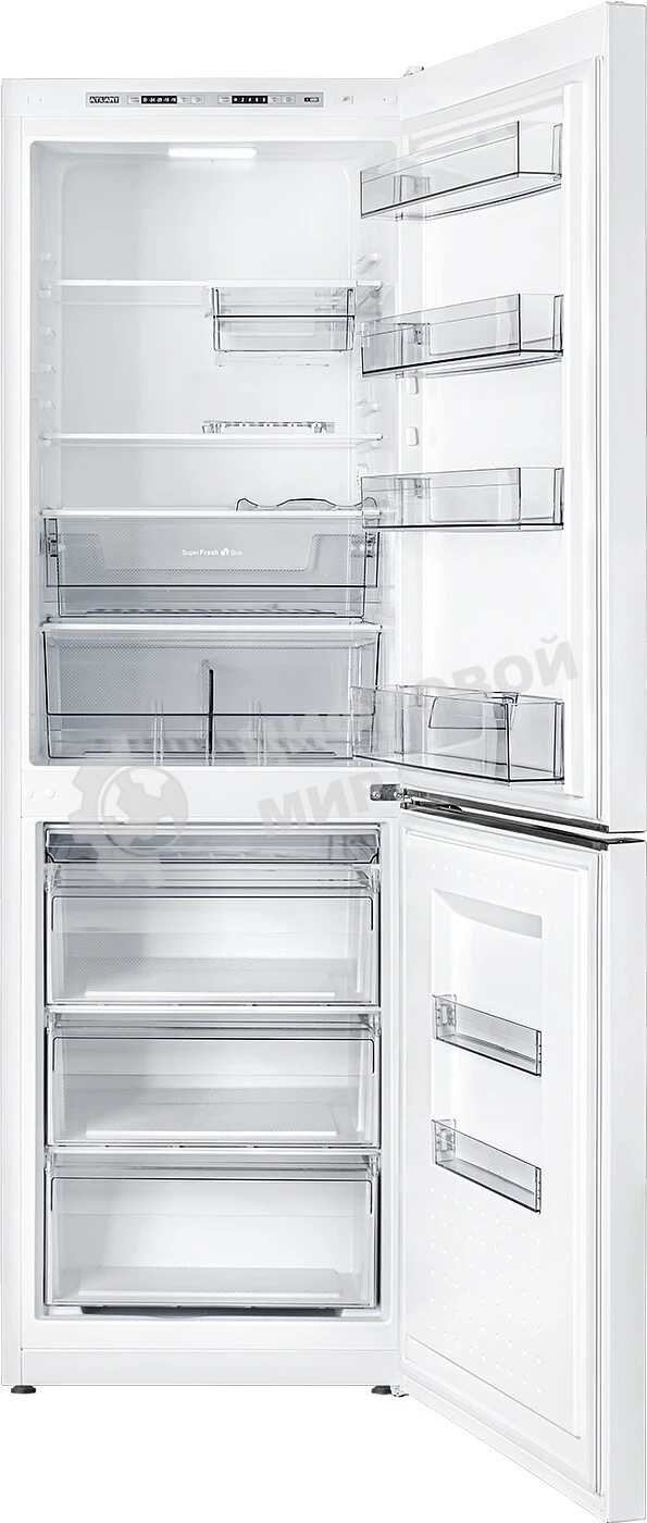 Холодильник Atlant XM 6621-109 белый двухкамерный 205/119 л морозилка снизу, капельная система