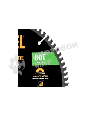 Пильный диск по ламинату Denzel ф300 х 30 мм, 80 зубьев