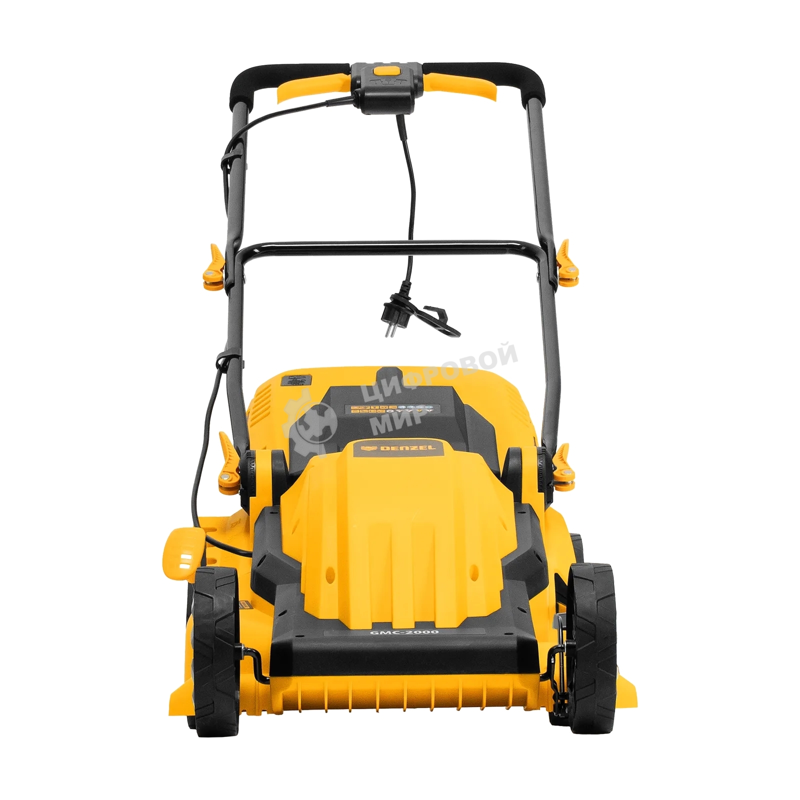 Газонокосилка электрическая Denzel GMC-2000, шир. 44см, 2000 Вт, 6 уров., травосб. 45 л