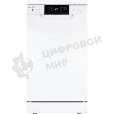 Посудомоечная машина Maunfeld MWF45220W, белый, 44.8 см, 10 компл., 49 дБ, класс A++