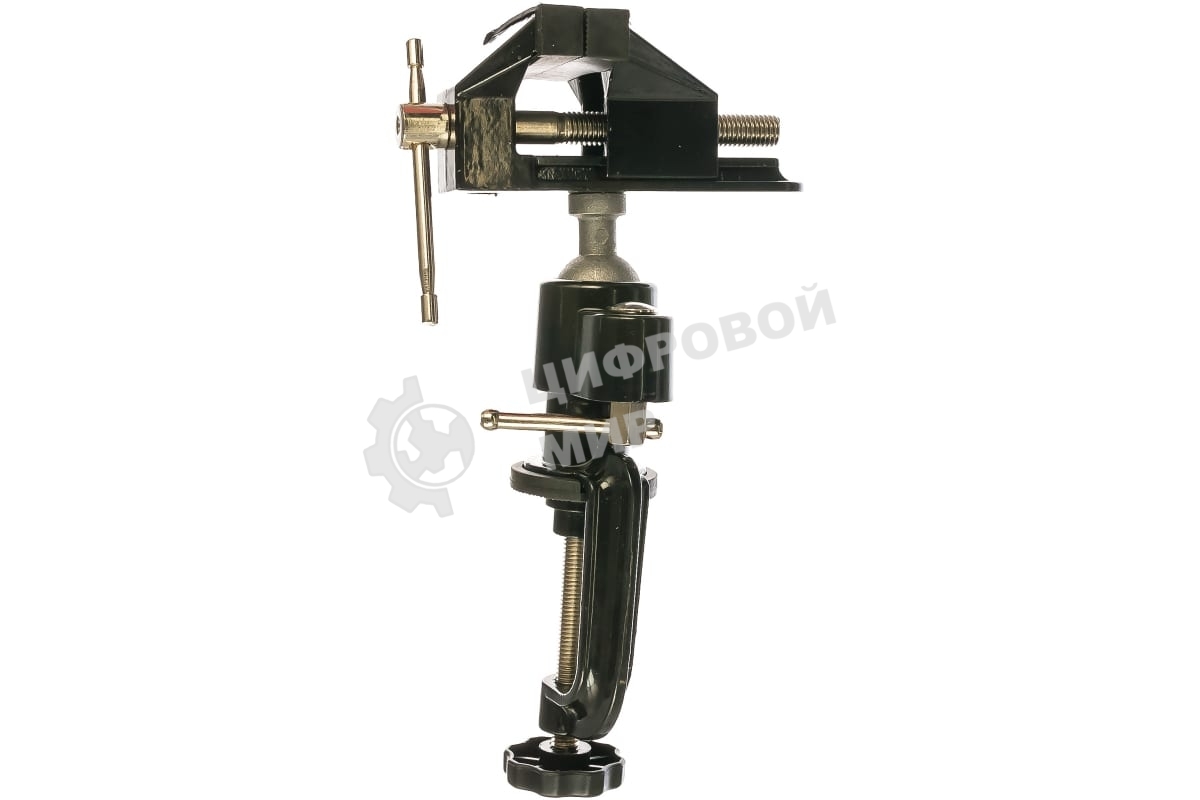 Тиски настольные Matrix многофункциональные, смен.насадка-хомут для дрели, шарнирный механизм