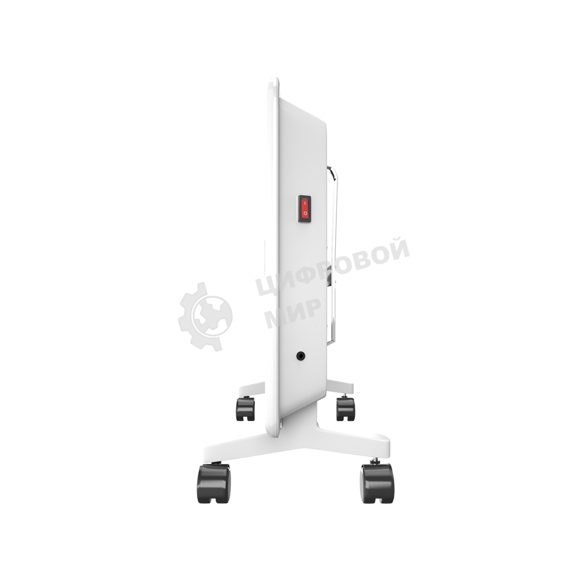 Конвектор электрический Thermex Frame 1000E белый, 1000 Вт, 15 м2, термостат, дисплей, WiFi