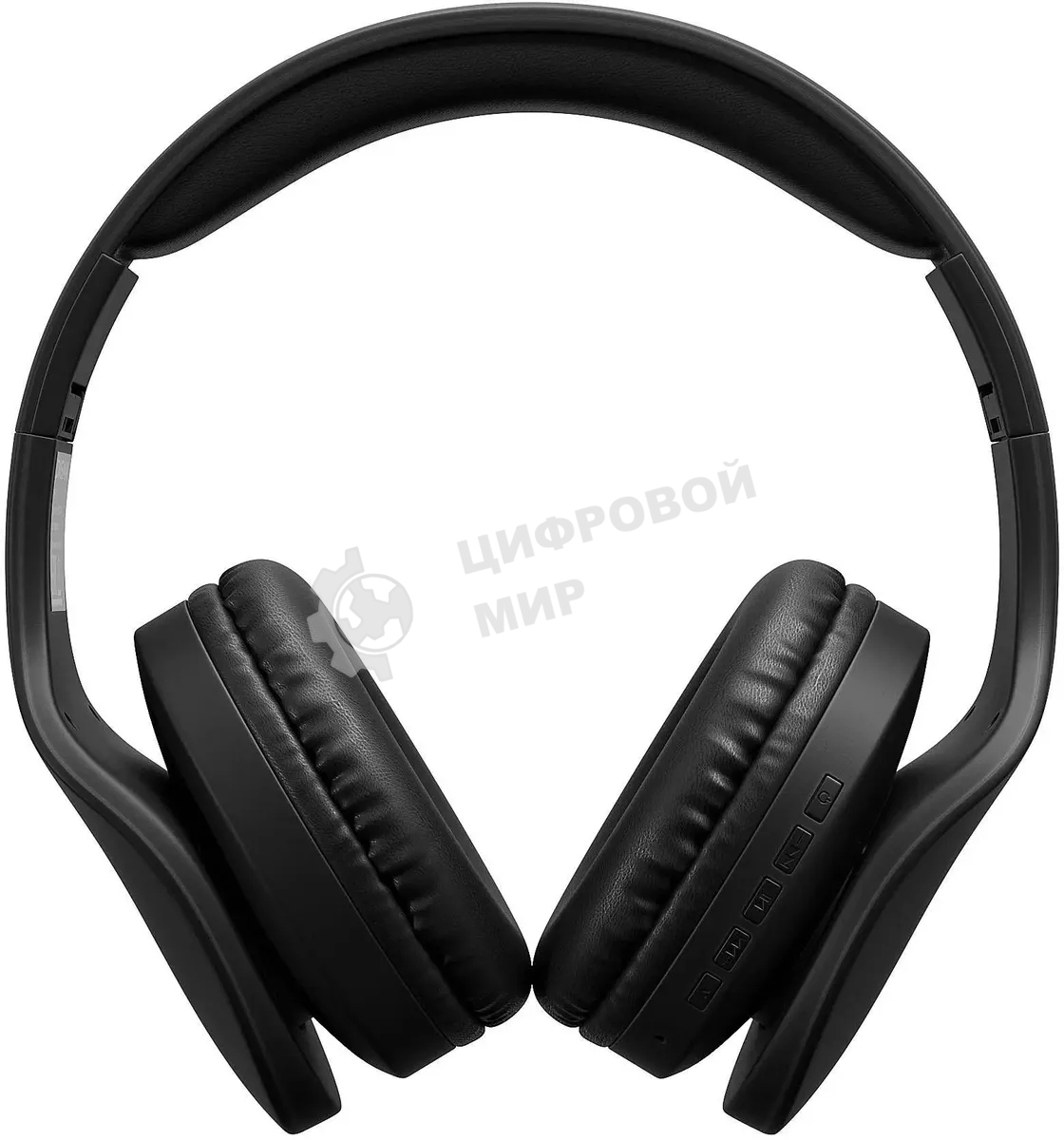 Гарнитура накладные Digma BT-17 черный беспроводные bluetooth оголовье