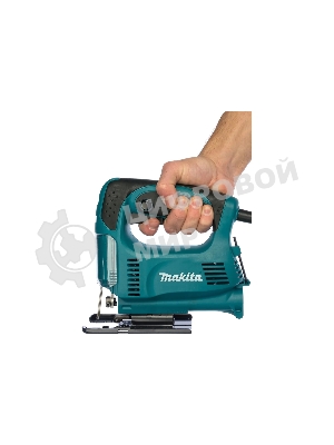 Лобзик электрический Makita 4326 Лобзик,в\рук, 450Вт,3100об\м,ход-18мм,рез-65мм,1.8кг,кор