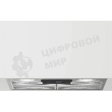 Вытяжка встраиваемая Indesit INAE 52FLS X нержавеющая сталь, 53 см, 381 куб. м/ч, 61 дБ