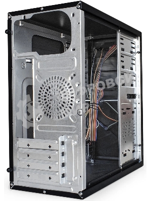 Компьютерный корпус Minitower ExeGate BA-202-UNS450 (mATX, БП UNS450 с вент. 12см, 2хUSB, аудио, черный)