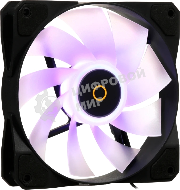 Реверсный вентилятор Fan Ocypus Beta F12 BK ARGB REVERSE BLADE PWM черный