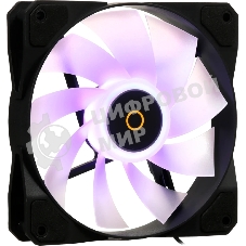 Реверсный вентилятор Fan Ocypus Beta F12 BK ARGB REVERSE BLADE PWM черный