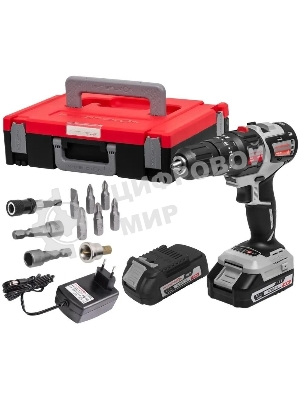 Дрель-шуруповерт аккумуляторная Интерскол ДАУ-10/18В аккум. патрон:быстрозажимной (кейс в комплекте) (755.2.2.47)