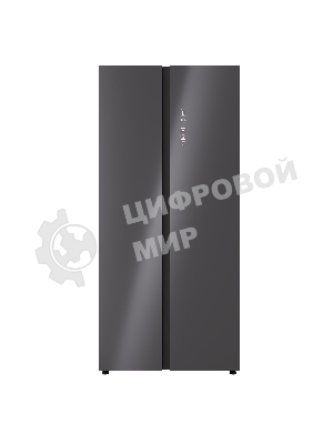 Холодильник Lex LSB525GRID серый металлик двухкамерный 304/206л морозилка сбоку, No Frost, Side by Side