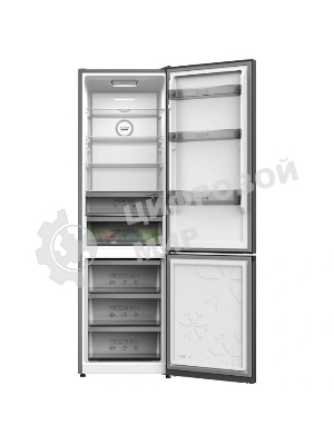 Холодильник Weissgauff WRK 2010 Full NoFrost Inverter Dark серый двухкамерный 293/129л морозилка снизу, No Frost