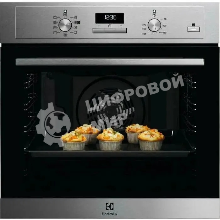 Духовой шкаф электрический Electrolux EOD3H70X серебристый