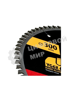 Пильный диск по ламинату Denzel ф300 х 30 мм, 80 зубьев